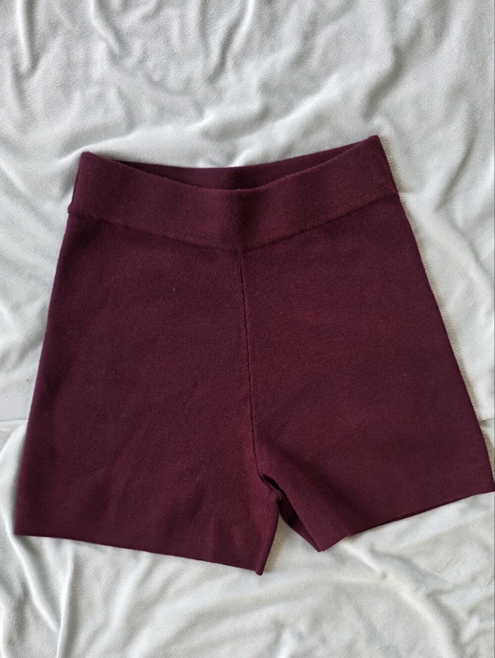 Scotch & Soda NWT Burgundy Knit Sweater Shorts XS High Rise Pull On MSRP $98 - Picture 4 of 6